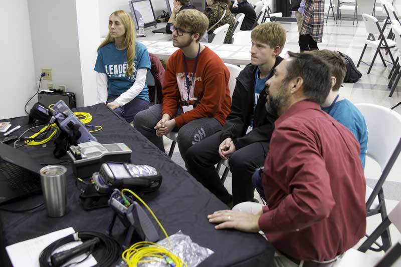 Group of Students watching Presentation