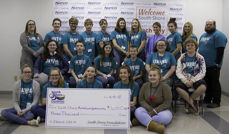 SSMCYL Students Pose with Check