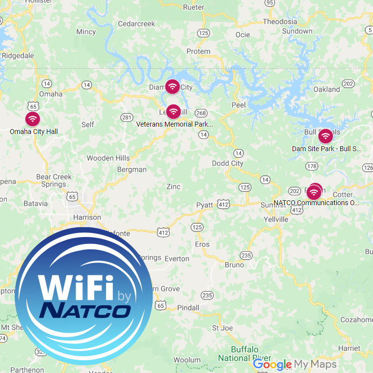 NATCO WiFi Locations