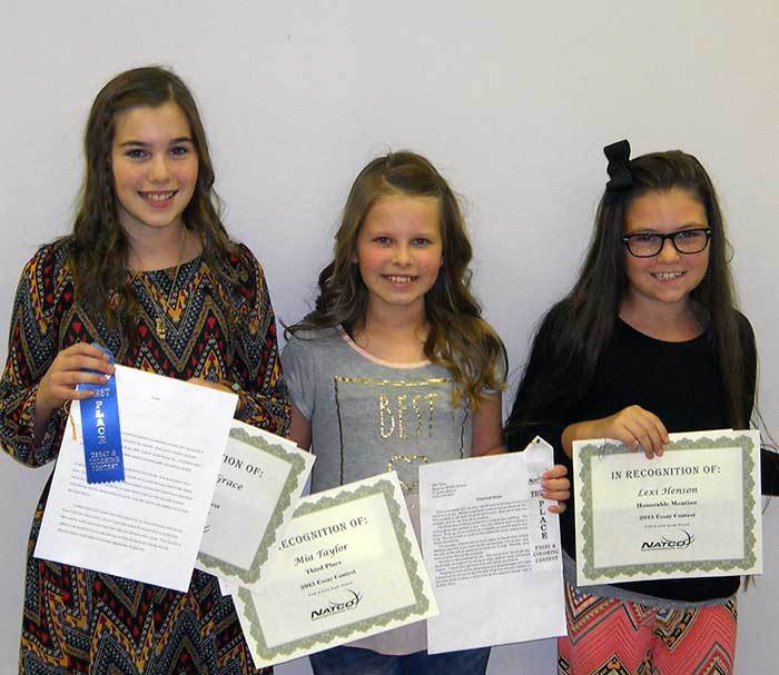 5th & 6th Grade (L to R): Katherine Grace, Mia Taylor, Lexi Henson