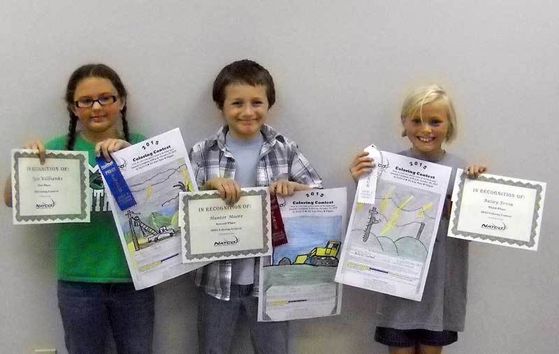 3rd Grade (L to R): TyLee Willbanks, Hunter Moore, Bailey Ervin