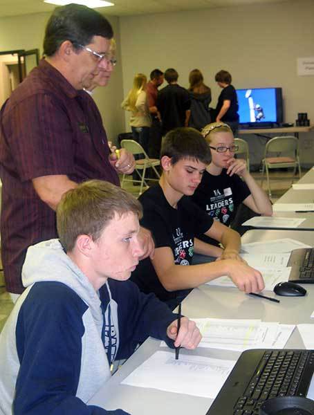 Youth group computer instruction