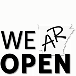 weARopen black colored logo for download