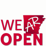 weARopen red colored logo for download