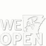 weARopen white colored logo for download